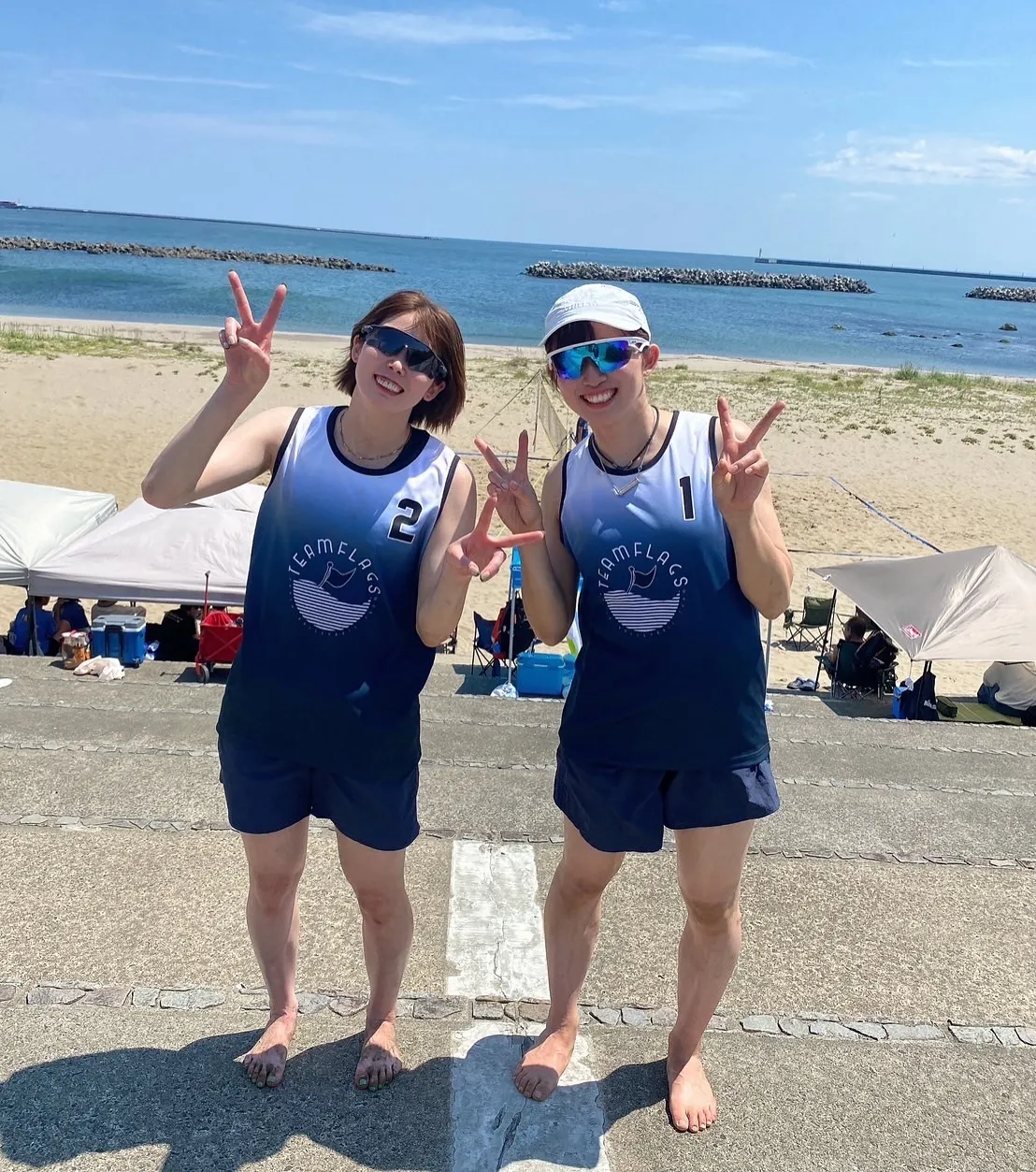 チーム結成からスポンサー契約をさせていただいている2人が正式...