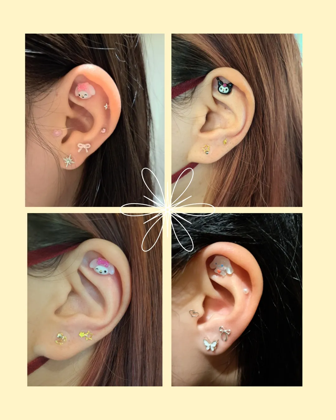 耳つぼジュエリーで可愛くケア✨