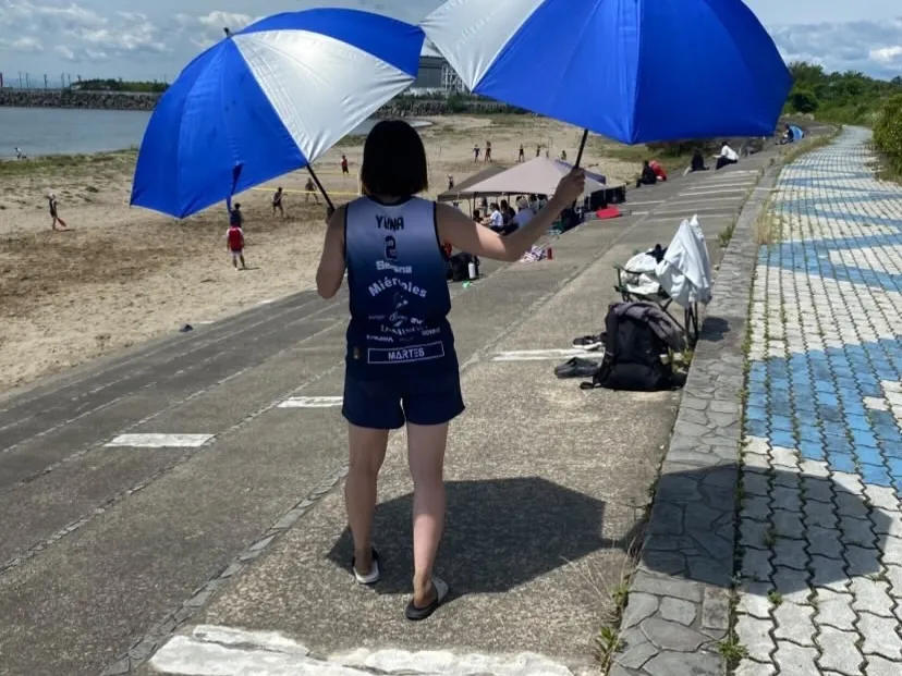 清和さん、加藤さん、宮城県ビーチバレー大会優勝、本当におめで...